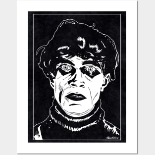 CESARE - The Cabinet of Dr Caligari (Black and White) Posters and Art